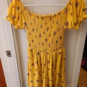 Yellow romper